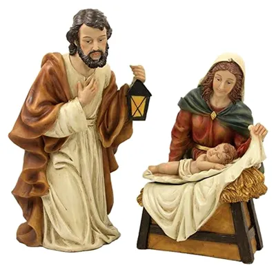 Produktbild von Krippenfigur, Heilige Familie 3-teilig, Höhe ca. 10cm