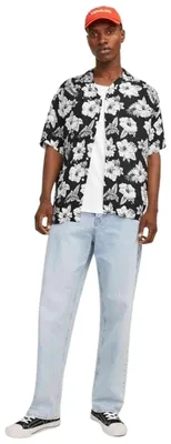 Image de Chemise Jack&Jones JJGURU MONOCHROME AOP RESORT pour Homme