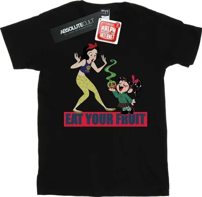 Produktbild von Disney - "Wreck It Ralph Eat Your Fruit" T-Shirt für Damen BI51640 (S) (Schwarz)