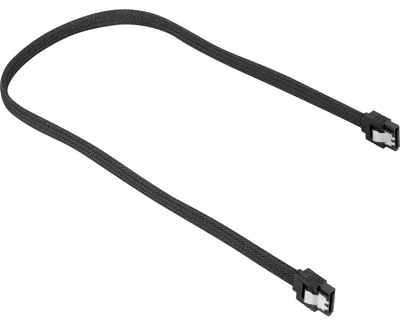 Produktbild von Sharkoon Sata 3, 0,6 m, SATA III, SATA 7-pin, SATA 7-pin, Männlich/Männlich, Schwarz