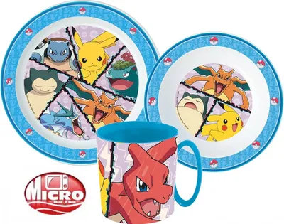 Obrázek produktu pro Sada 3 talířů Pokémon