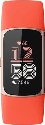 Produktbild von Fitbit Charge 6 coral band/champagne
