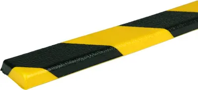 Produktbild von Warn -  und Schutzprofil  -  Schutzprofil für flache Oberflächen, Modell 44  -  schwarz - gelb  -  1 Meter – Gelb & Schwarz    - Gelb & Schwarz - Polyurethane (PU) foam - In -  & Outdoor - Nutzung - 410 - 0044