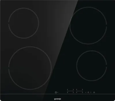 Produktbild von Gorenje CT41SC, Schwarz, Integriert, 60 cm, Keramik, Glaskeramik, 4 Zone(n)