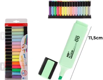 Obrázek produktu pro Zakreślacz fluorescencyjny pastel 16szt