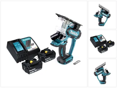 Produktbild von Makita DSD 180 RM Akku Gipskartonsäge 18 V + 2x Akku 4,0 Ah + Ladegerät