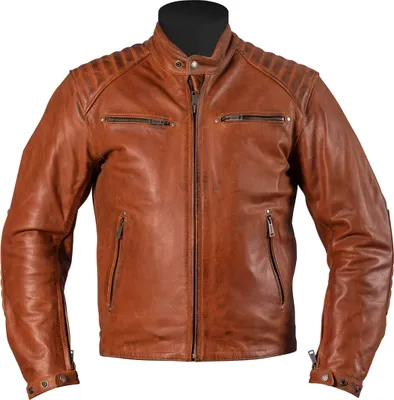 Produktbild von Helstons Rocket Motorrad Lederjacke, hellbraun, 3XL