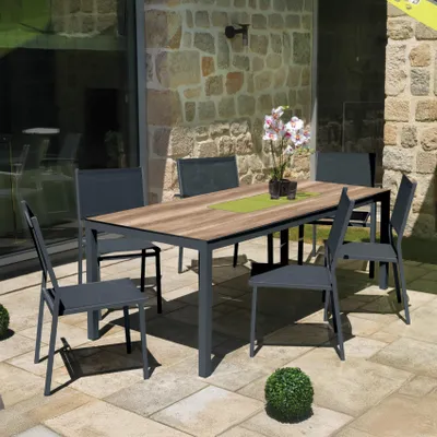 Produktbild von Moderne Gartenmöbelgarnitur für 6 Personen