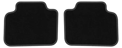 Productafbeelding van Velours achtermatten voor BMW 2 F45 vanaf 2015 – 2-delig, zwart, op maat – Wielganizator LUX