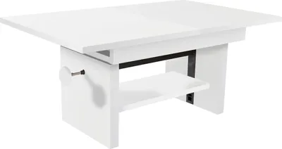 Produktbild von Couchtisch >Bruni< in Weiß - 150x48x65cm (BxHxT)