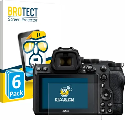 Produktbild von 6x Für Nikon Z 5 Schutzfolie BROTECT Displayschutz Display Schutz Folie Klar Transparent