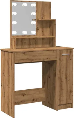 Obrázok produktu pre toaletný stolík s LED Artisan Dub 86,5x35x136 cm