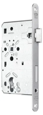 Produktbild von SOTECH Türschloss Typ 4 Profilzylinder DIN rechts – Einsteckschloss, Dornmaß 65 mm, Stulp 20 mm Metall, Falle & Riegel