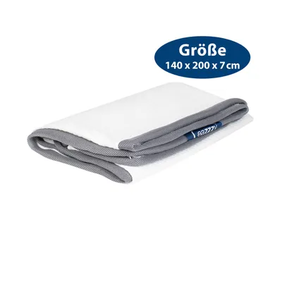 Produktbild von Genius eazzzy Topperbezug mit Reißverschluss für Topper Matratzentopper, waschbar atmungsaktiv 140 x 200 x 7 cm