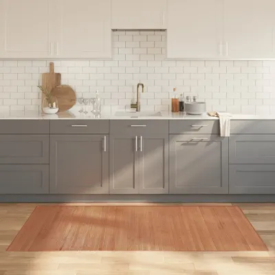 Obrázek produktu pro Obdélníkový koberec přírodní 100x200 cm bambusový