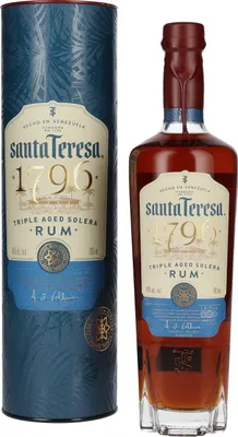 Obrázek produktu pro Santa Teresa 1796 Triple Aged Solera Rum 40% obj. 0,7l v dárkové krabici