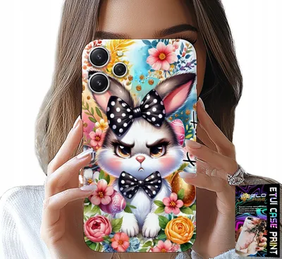 Image de Etui Do Xiaomi Redmi 12 4G - Królik Wielkanocny, Zając, Jajka + Szkło