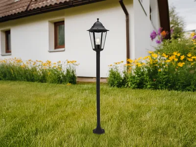 Produktbild von Smartwares Gartenlaterne 60 W Schwarz 125 cm CLAS5000.037
