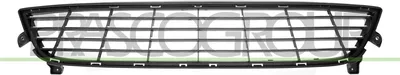 Produktbild von PRASCO Lüftungsgitter Grill Stoßfänger für DACIA Dokker Kombi (KE) Schwarz