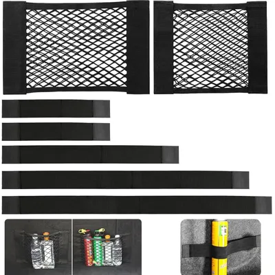Obrázek produktu pro 7 kusů organizérů do kufru auta, s suchým zipem, pro uspořádání věcí v autě