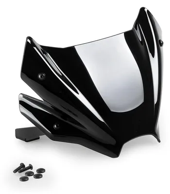 Produktbild von Windschild Puig Sport schwarz 170 x 280 mm mit ABE für Suzuki GSX-8S 2023-2026