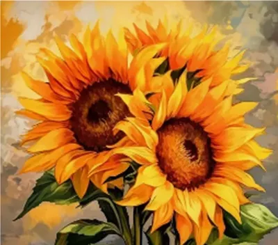Obrázok produktu pre NORIMPEX Diamantové maľovanie Slnečnica 30x40cm