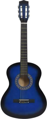 Immagine prodotto di Chitarra Classica per Principianti e Bambini Blu 3/4 36"
