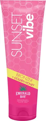Obrázok produktu pre Emerald Bay Sunset Vibe DHA Bronzer + Zlatý Med 250ml – Profesionálny Riešenie pre Prirodzené Opálenie a Hydratáciu Pokožky