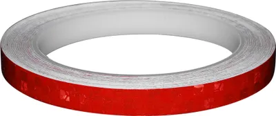Produktbild von Fahrrad Reflektierband Langlebiges Sicherheitsband Reflektorband Für Fahrzeuge Starke Haftung  Helle Reflexion Rot 1 Stück