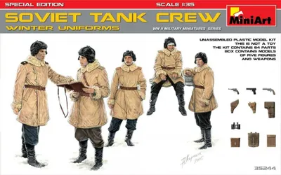 Obrázok produktu pre MiniArt 1:35 Fig. Sovietske tankové jednotky. Zima (5) SE