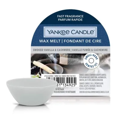 Produktbild von Yankee Candle Geräucherte Vanille & Kaschmir Duftwachs 22 g
