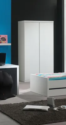 Produktbild von Kleiderschrank 2-trg. Lara, Weiß