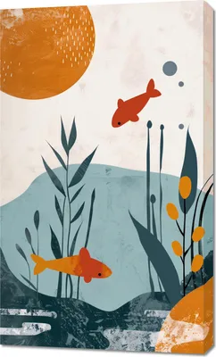 Produktbild von Bild 60x100cm Unterwasserwelt