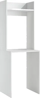 Produktbild von Dmora Großer Mehrzweckschrank Rapino 65x195h cm Weiß, 3 Regale 4 Fächer