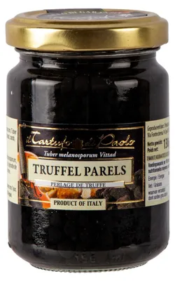 Produktbild von Il Tartufo di Paolo Trüffelperlen 130 g – Feine Trüffelstückchen für Pasta & Risotto