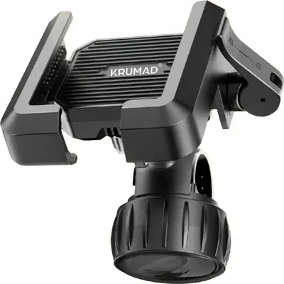 Image de KRUMAD Support pour téléphone portable vélo pivotant à 360°, pour smartphones 4,7-5,5", support universel pour guidon de vélo électrique, moto, scooter, antichoc, antidérapant