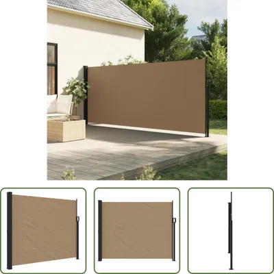 Image de The Living Store Store latéral extensible Taupe 160x600 cm