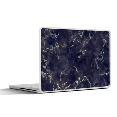 Produktbild von MuchoWow® Laptop Aufkleber Sticker Cover Marmor - Goldachat 25x18 cm - Laptop-Deko