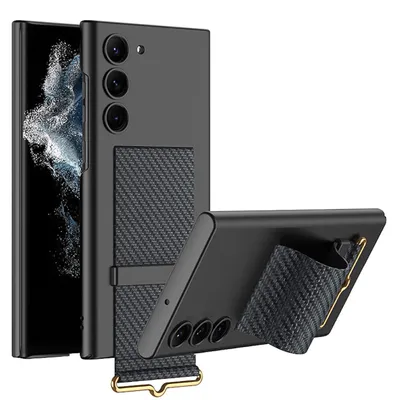 Produktbild von Für Samsung Galaxy S23 Plus Silikon Schutz mit Armbandhalter Handy Tasche Etuis Hülle Case Neu