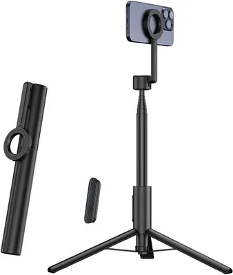 Produktbild von iPhone-Stativ mit Metallring und Fernbedienung für Videoaufnahmen