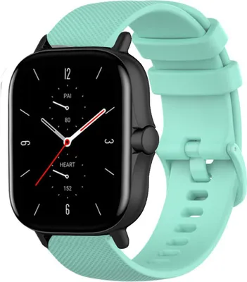 Produktbild von Strap-it Xiaomi Amazfit GTS 2 Luxus Silikonarmband (Aqua)