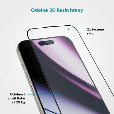 Produktbild von Epico 3D Glas mit App - 2 Stück für iPhone16 Pro Max