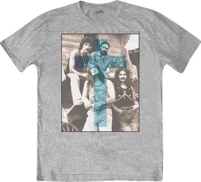 Immagine prodotto di Black Sabbath - Maglietta da uomo/donna Unisex RO514 (M) (Grigio/Blu)