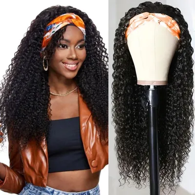 Immagine prodotto di Fascia per capelli con parrucca in capelli umani al 100%