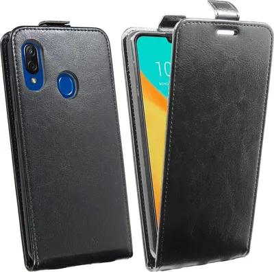 Obrázok produktu pre cofi1453® Flipové puzdro kompatibilné s mobilným telefónom ZTE BLADE V10 VITA Vertikálne skladacie ochranné puzdro Flip Cover Black
