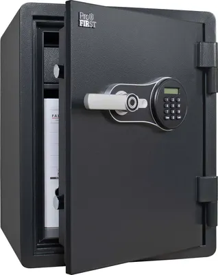 Produktbild von Profirst Feuerschutztresor FireGuard 60 Elektronikschloss mit Fingerprint