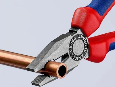 Obrázek produktu pro Profesionální kombinované kleště, černé, 180 mm