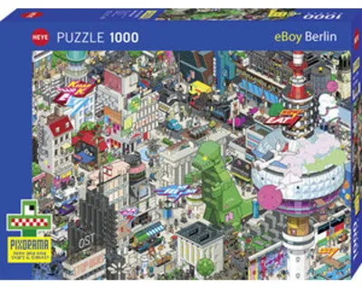 Produktbild von Heye Puzzle Berlin Quest, 1000 Teile, 1000 Stück(e), Kunst