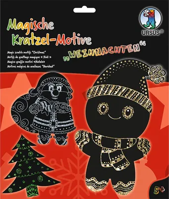 Produktbild von URSUS Magische Kratzelmotive Weihnachten