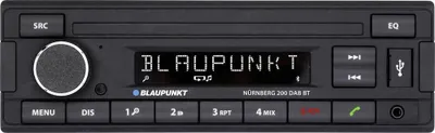 Immagine prodotto di BLAUPUNKT Nürnberg 200 DAB BT (Geringe Einbautiefe, laufwerklos) (2001020000012)